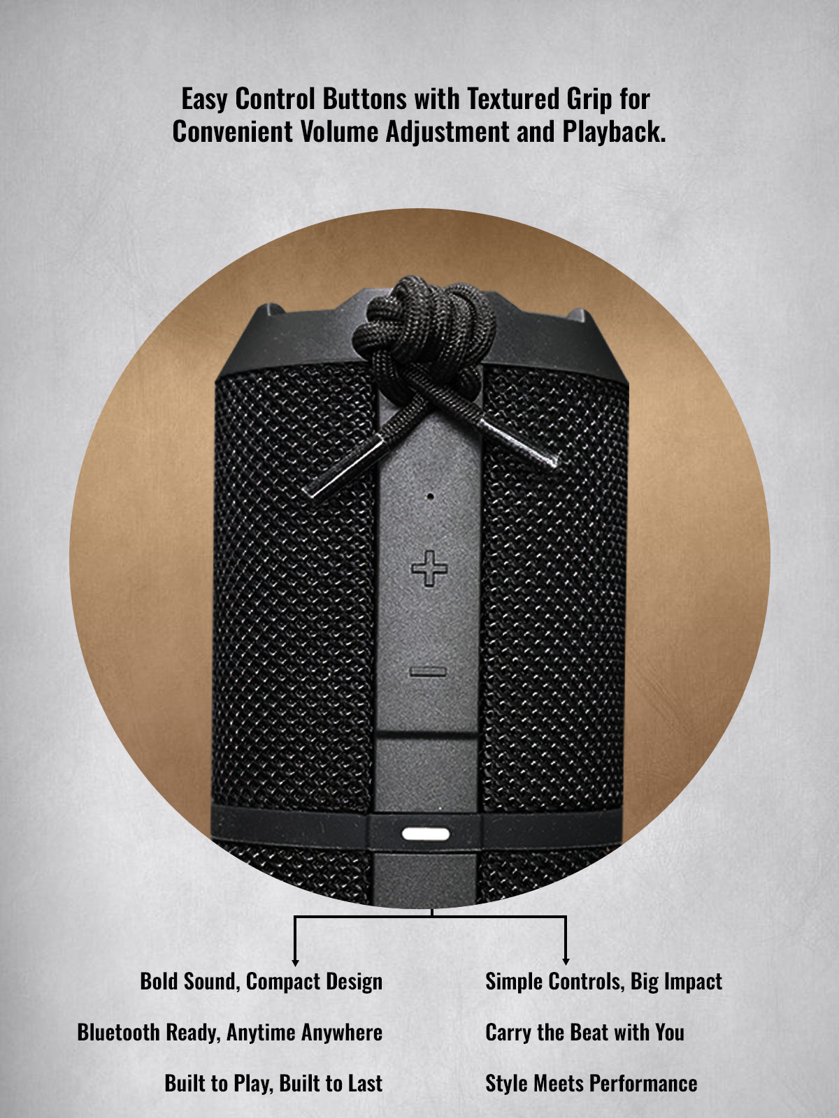 JAMBOX 20W Bluetooth Party Speaker – Portable Wireless Speaker with 10 Hours Playtime & IPX6 Water-Resistant Design