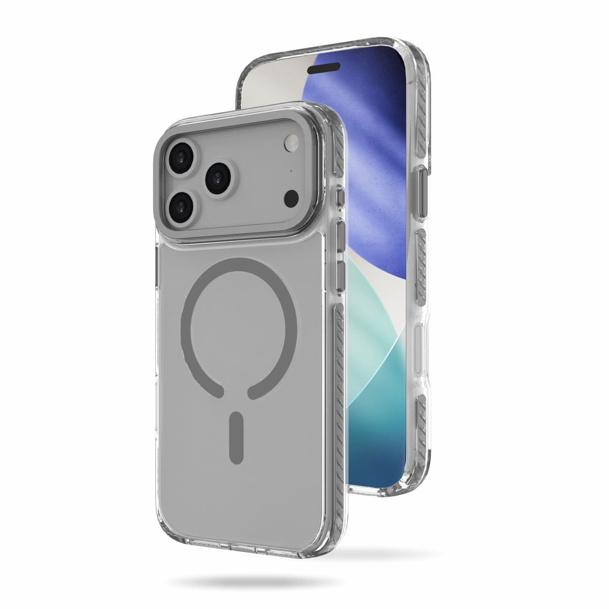 Troy Case for iPhone 17 Pro / Pro Max Protective Case with Metal Camera Ring and Buttons