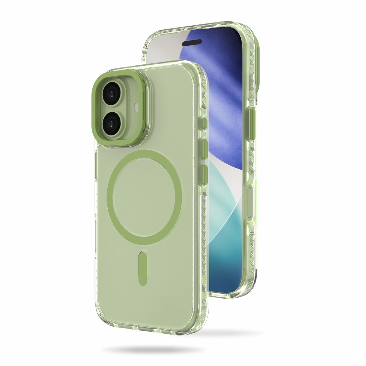 Troy Case for iPhone 17 Protective Case with Metal Camera Ring and Buttons