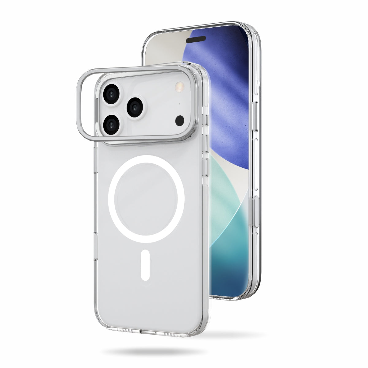 Clario X Anti Yellow Case for iPhone 17 Series with Stand