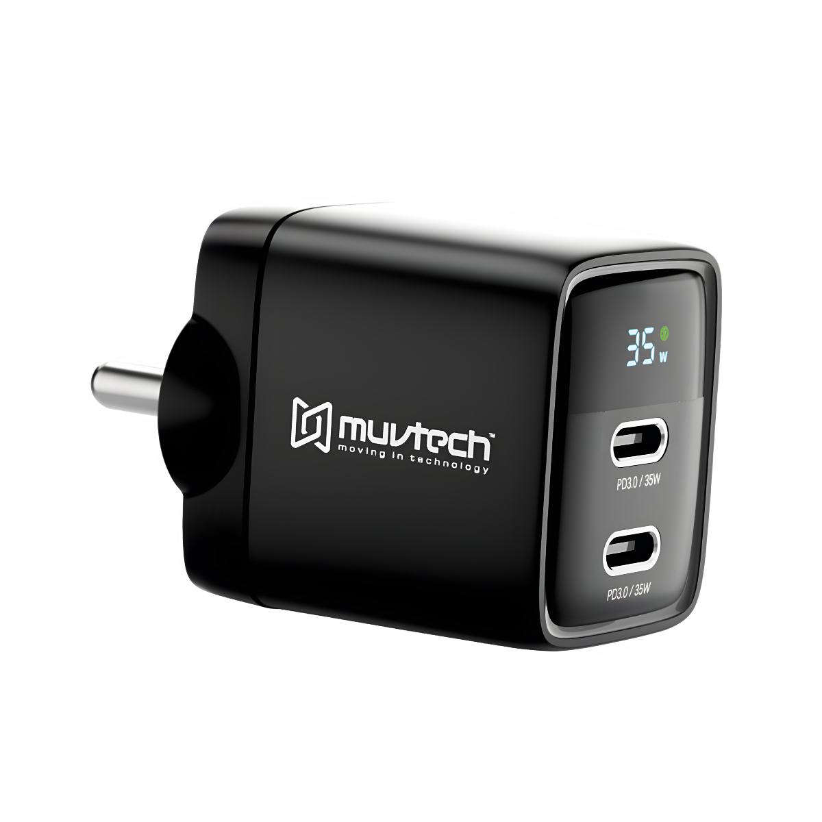 35W Dual Port Type-C Wall Charger
