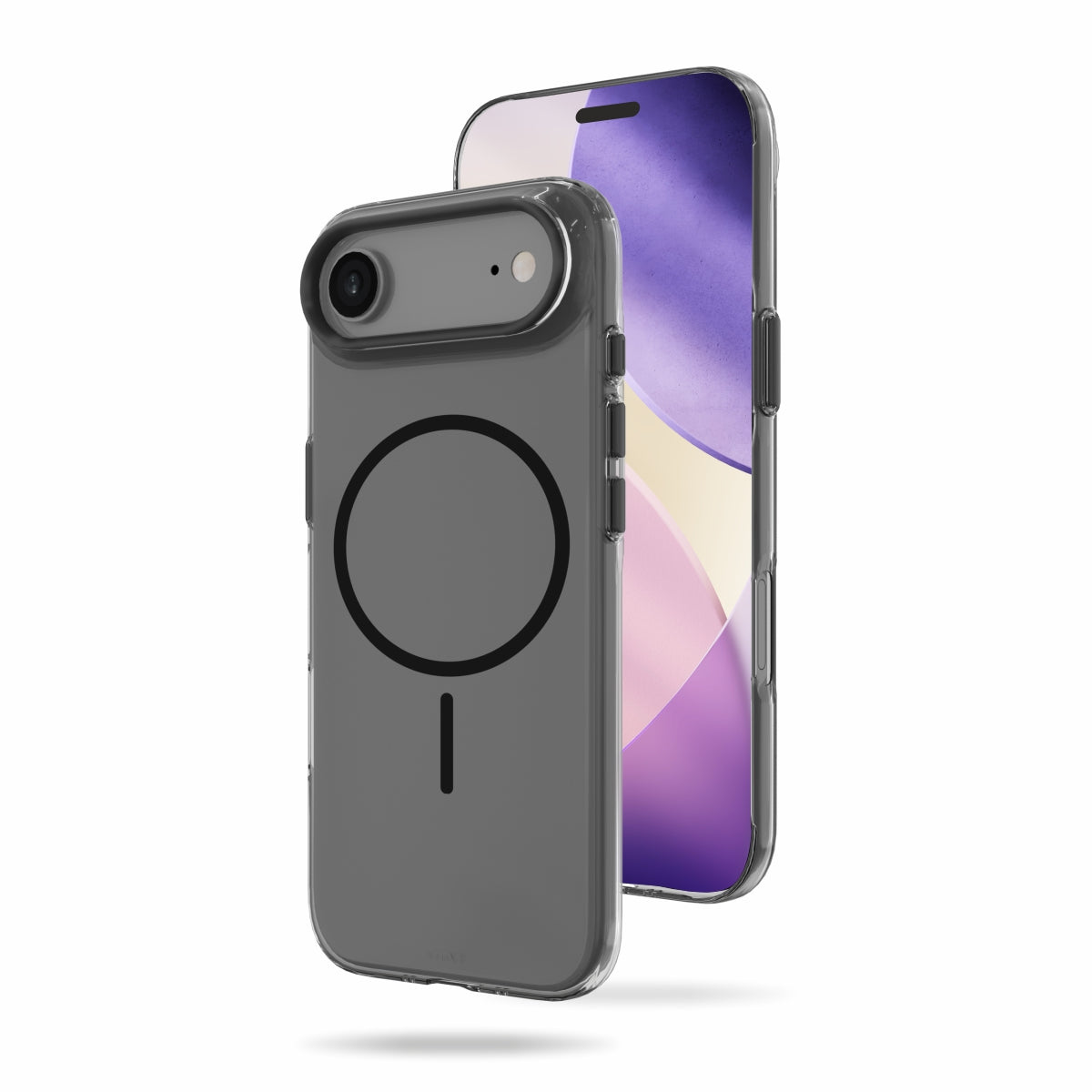 Crystal Halo Case for iPhone 17 Air, Slim Case with Camera Protection Bump, Anti-Yellow Case