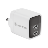 Muvtech Air Cube 45W dual-port GaN wall charger adapter