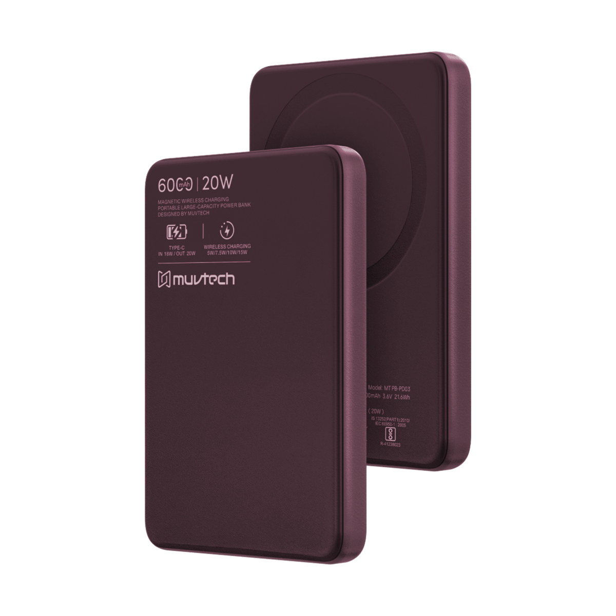 Neo 6000 mAh Wireless Power Bank