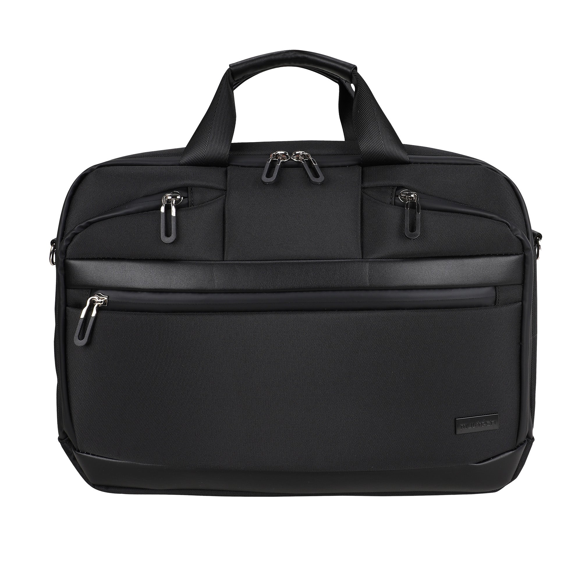 Zurich Brief Case Nylon Laptop Bag – Water-Repellent, Multi-pocket Design with Waterproof Zipper & Strong Handle (Ideal for Executive One-Day Travel