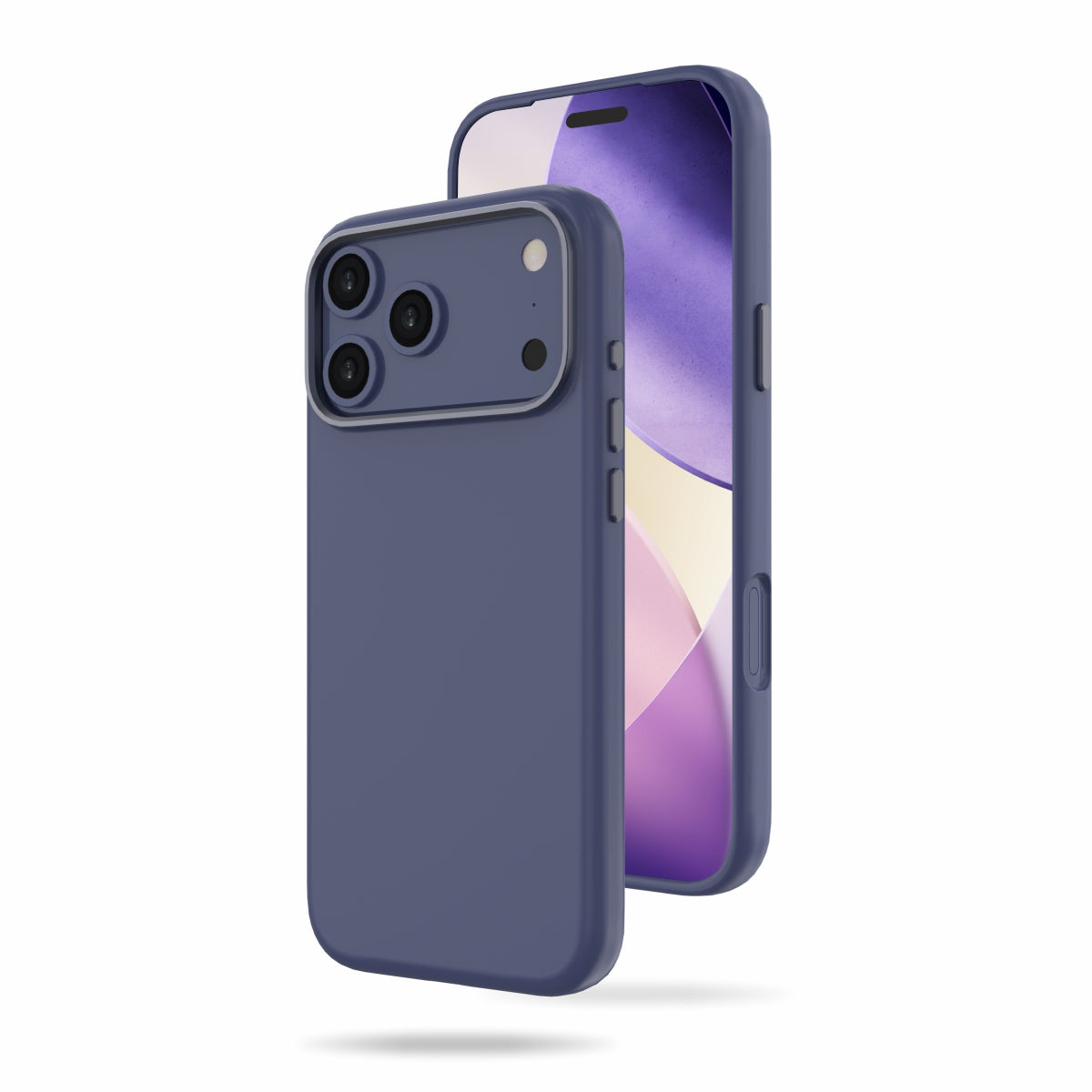 Capri Case for iPhone 17 Pro / Pro Max Liquid Silicone Case with Metal Camera Ring and Buttons