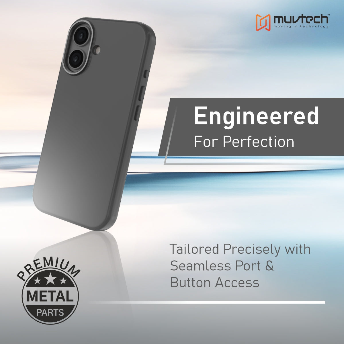 Capri Case for iPhone 17 Liquid Silicone Case with Metal Camera Ring and Buttons