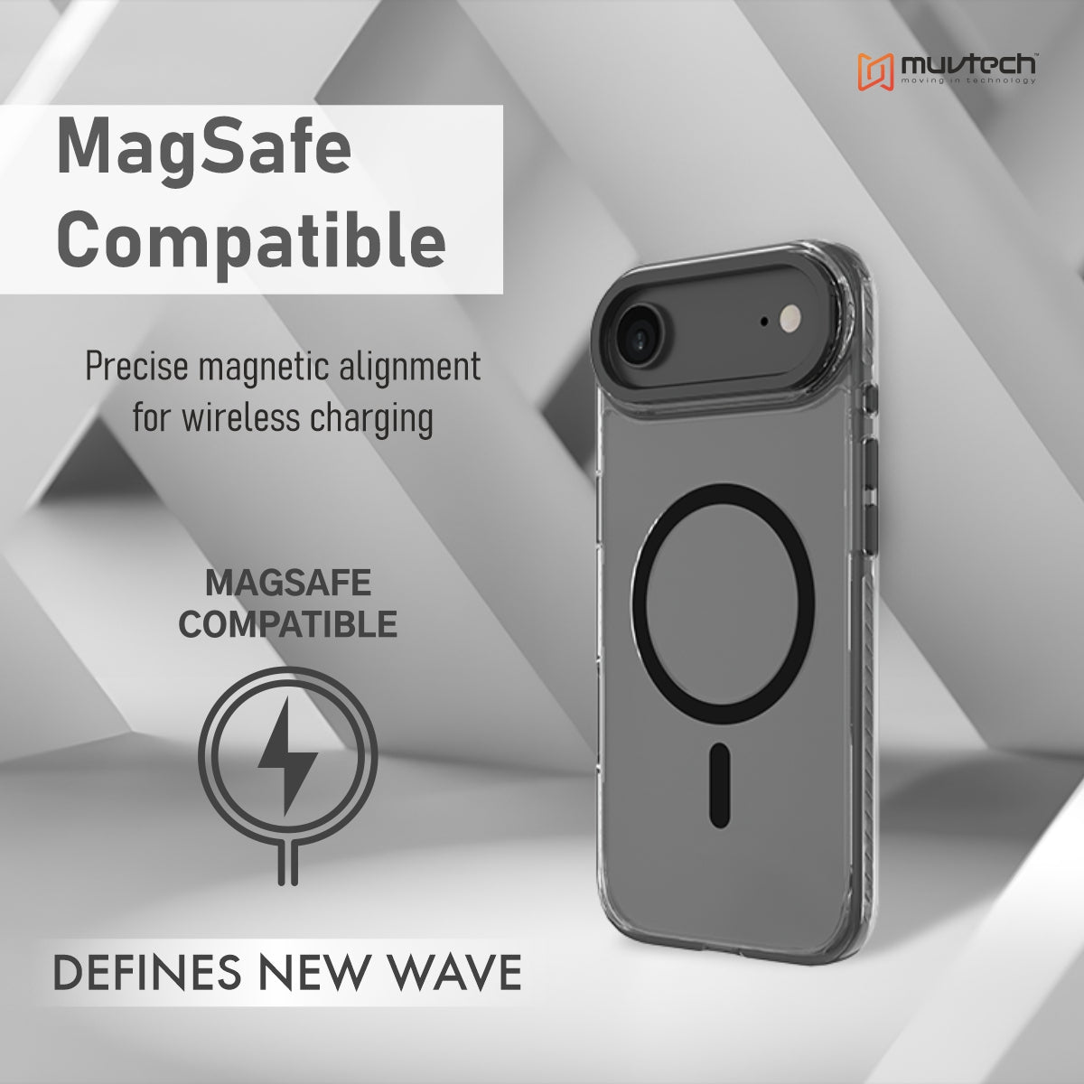 Troy Case for iPhone 17 Air Protective Case with Metal Camera Ring and Buttons