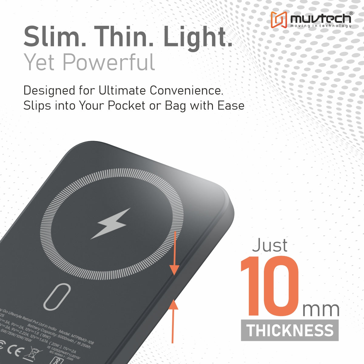 Pocket 5000mAh Power Bank