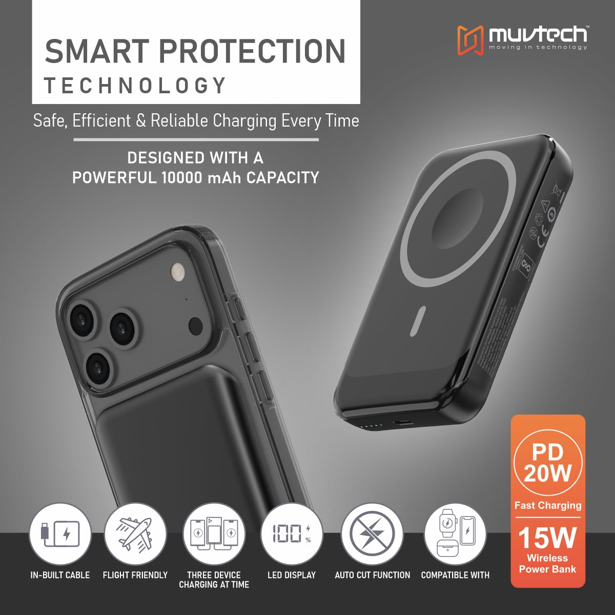 Power Mate 10000mAh Mag-Safe Power Bank