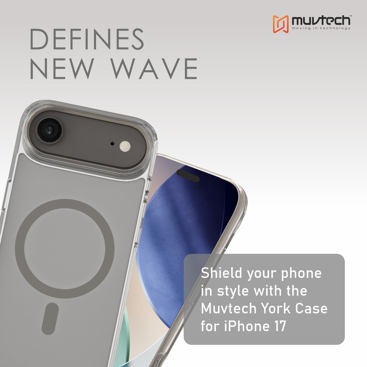 York Case for iPhone 17 Air Protective Case with Camera Protection Bump