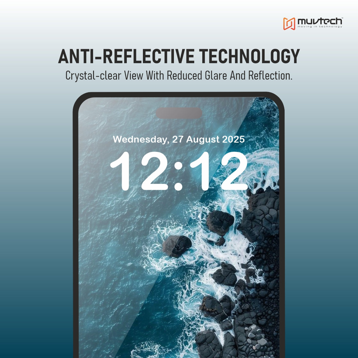 Anti-Reflective Glass for iPhone 17/Air/Pro/Pro Max