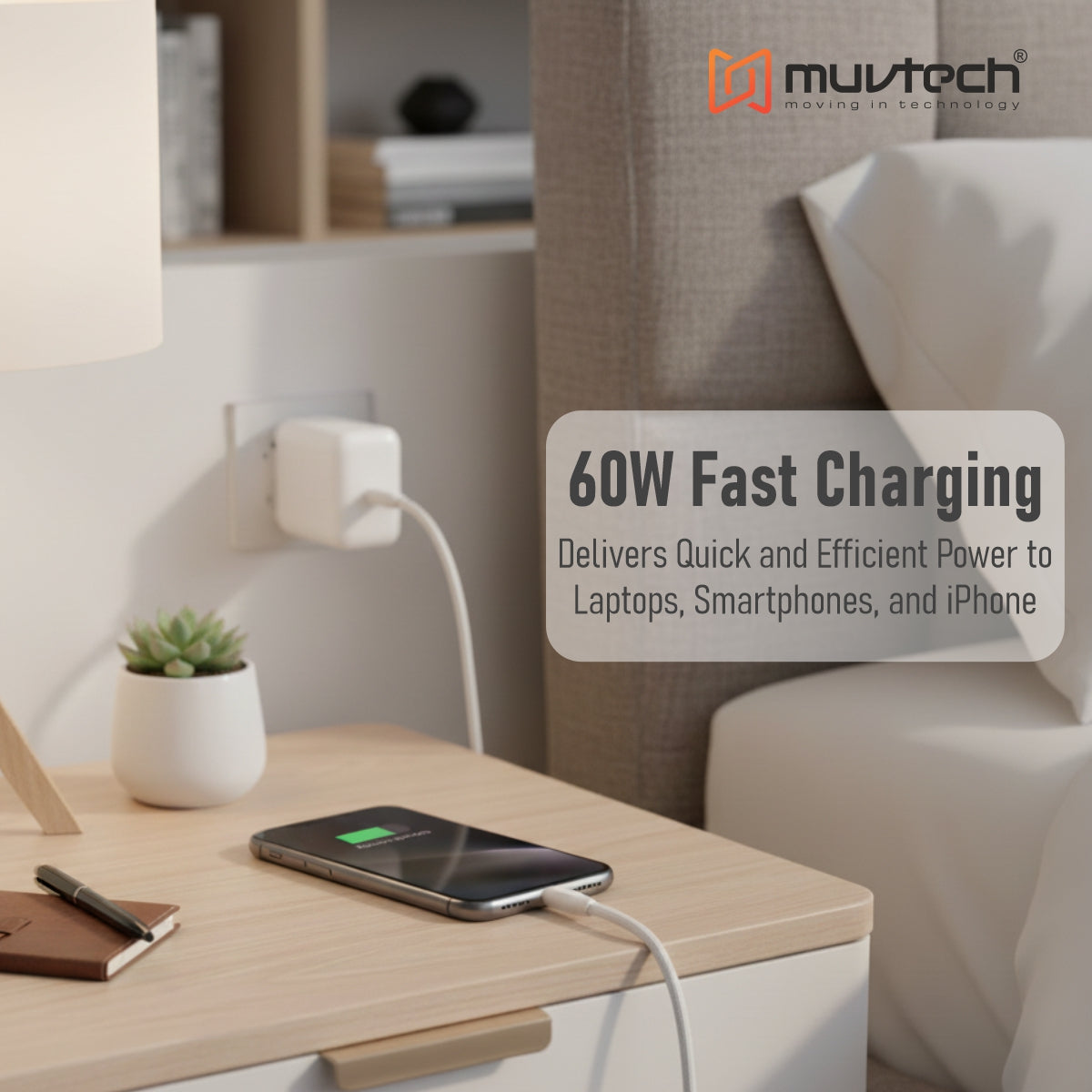 Surge 100W Fast Charging Braided Cable – Type-C to Type-C- 1 Meter