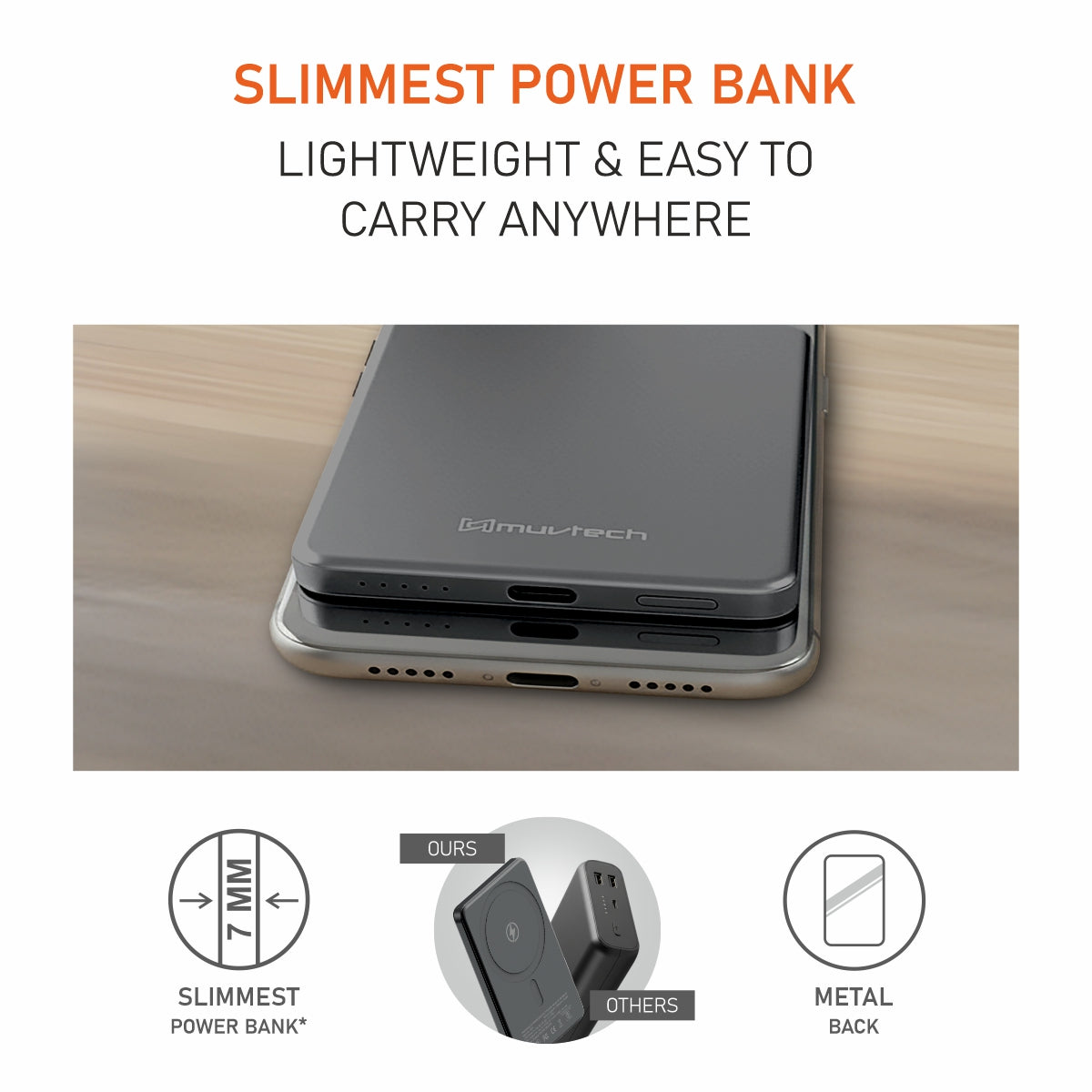 AEROSLIM 5000mAh Power Bank