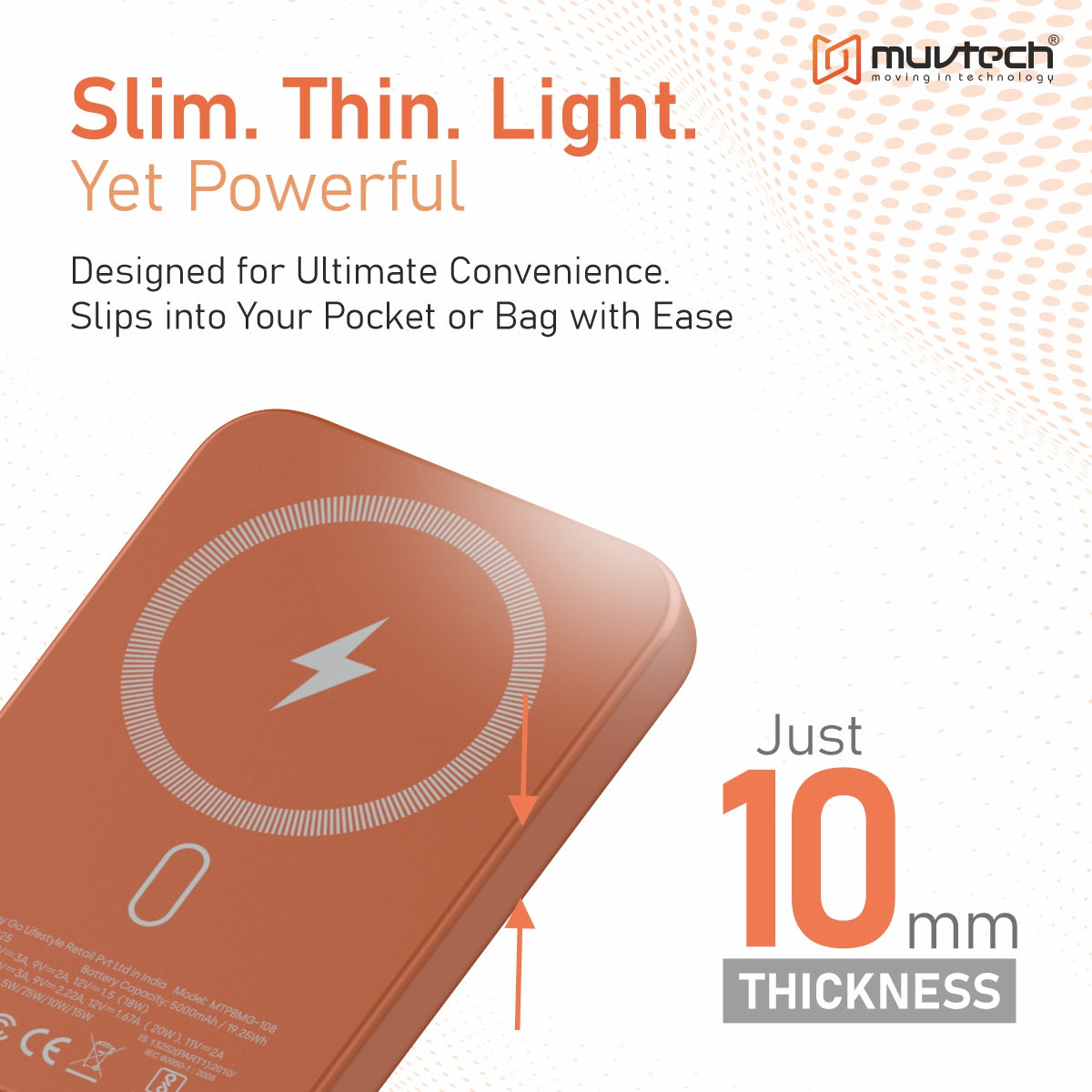 Pocket 5000mAh Power Bank