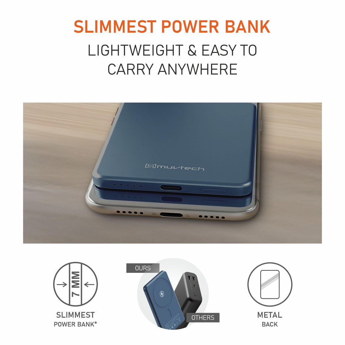 AEROSLIM 5000mAh Power Bank