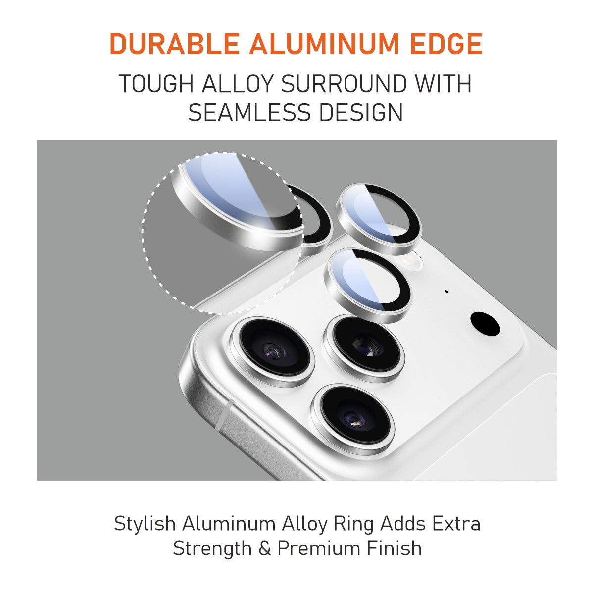 Muvtech iPhone 17 Pro & Pro Max Camera Lens Protector