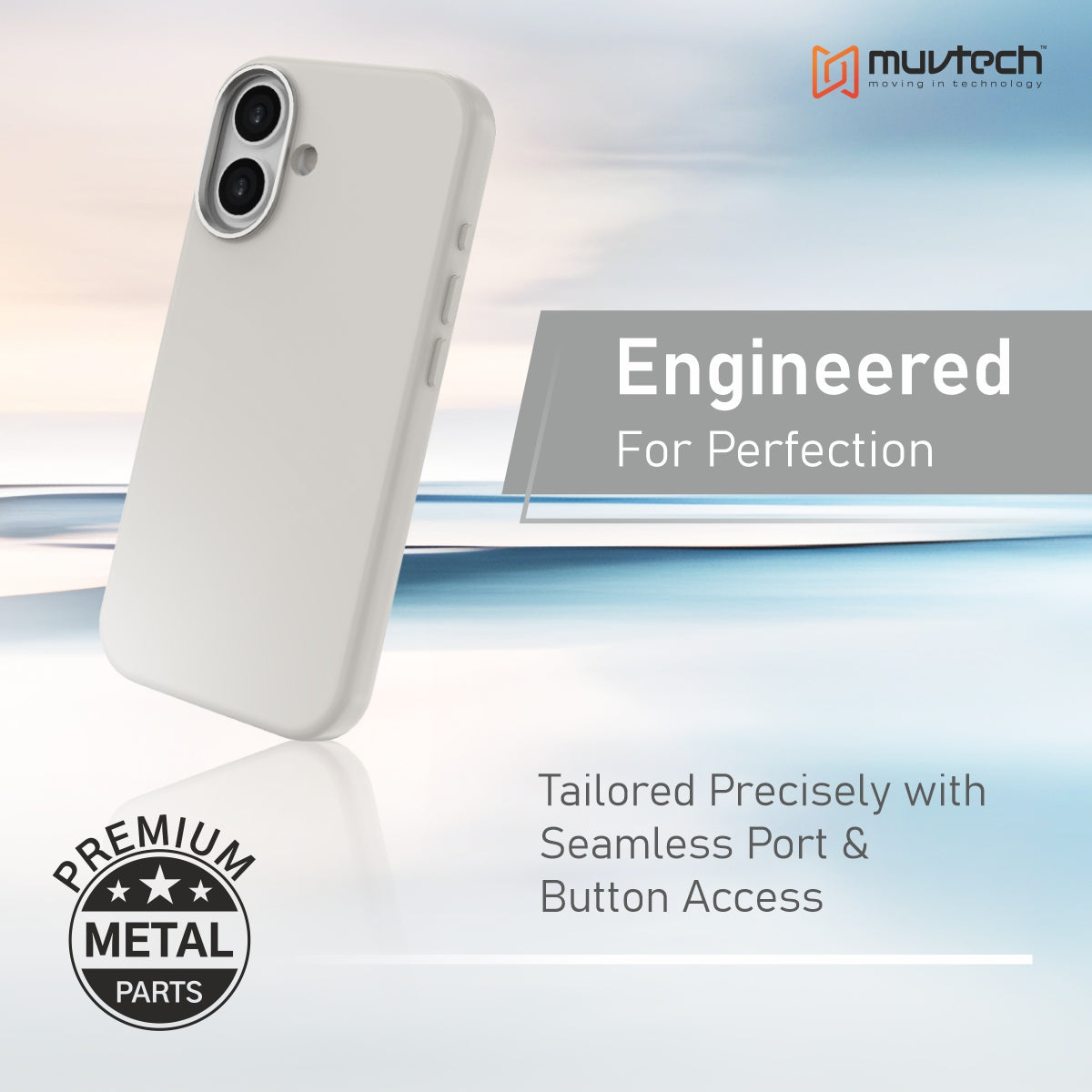 Capri Case for iPhone 17 Liquid Silicone Case with Metal Camera Ring and Buttons