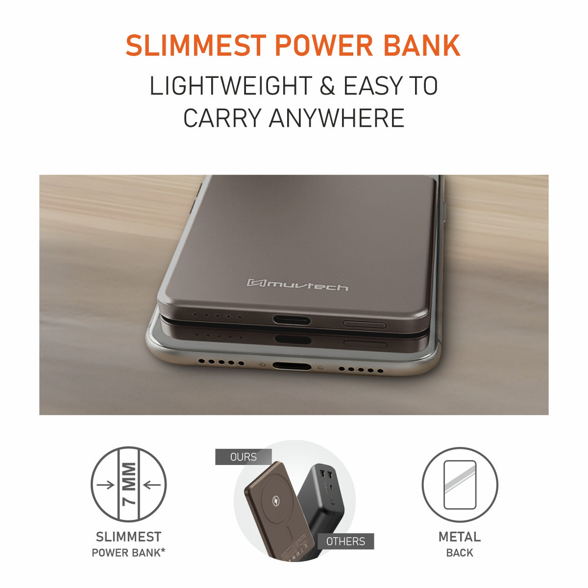 AEROSLIM 5000mAh Power Bank