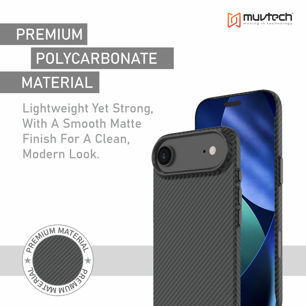 Slim Case for iPhone 17 Series, 1.5mm PC Slim Case with Metal Camera Ring and Metal Buttons