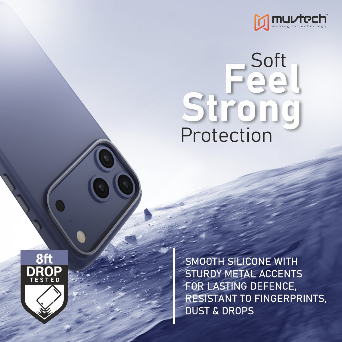 Capri Case for iPhone 17 Pro / Pro Max Liquid Silicone Case with Metal Camera Ring and Buttons