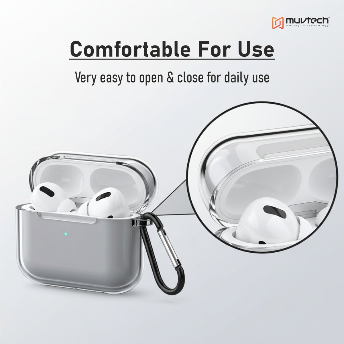 Crystal Case for AirPods Pro 3.