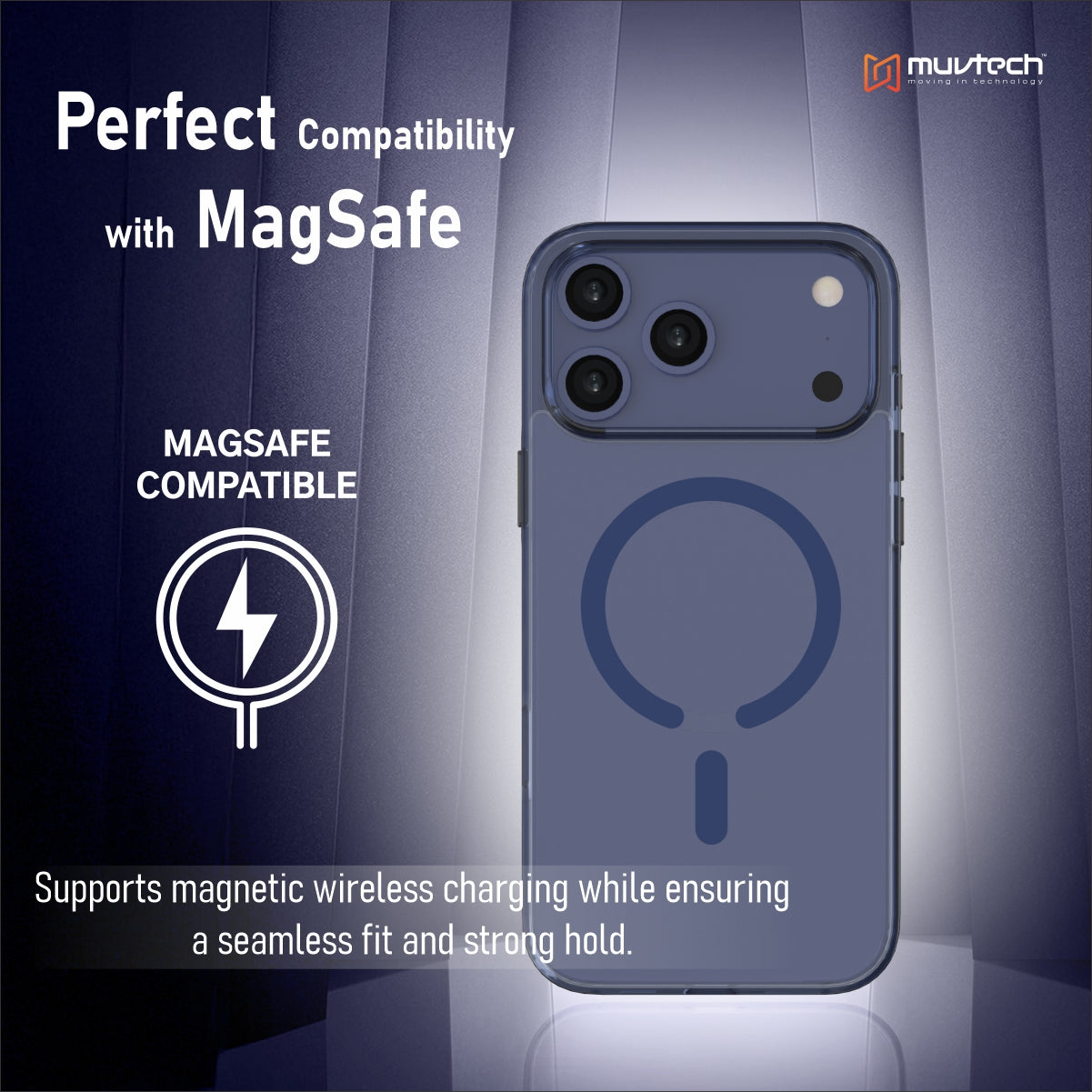 Plyo Case for iPhone 17 Pro/Pro Max Transparent With Coloured Sides Hybrid case, Anti-Yellow Case