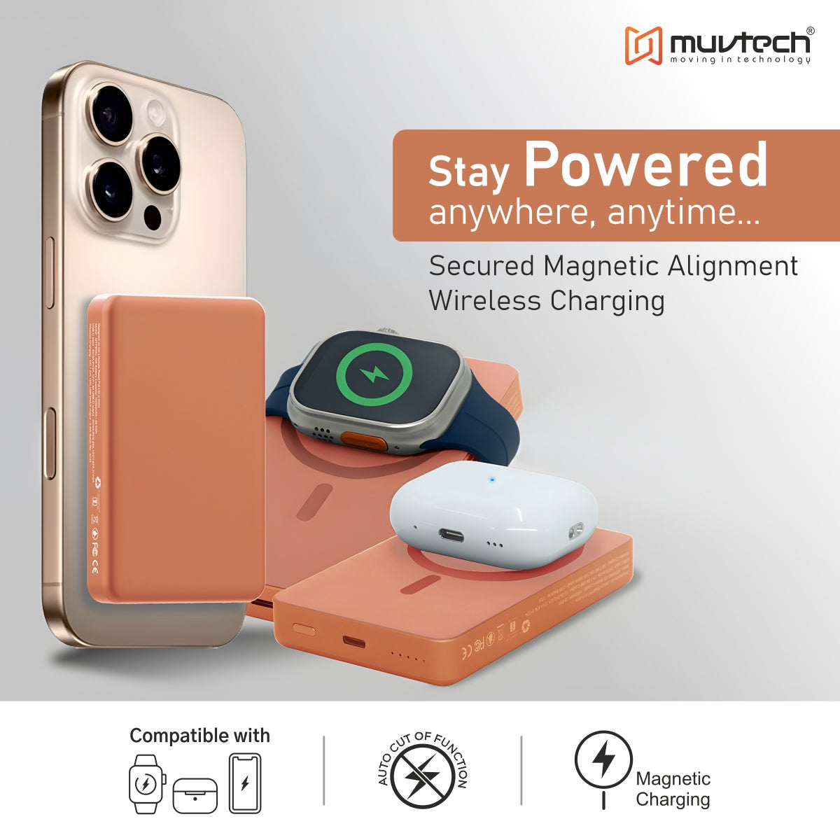 Slim Pro 10000mAh Magnetic Wireless Charging Power Bank