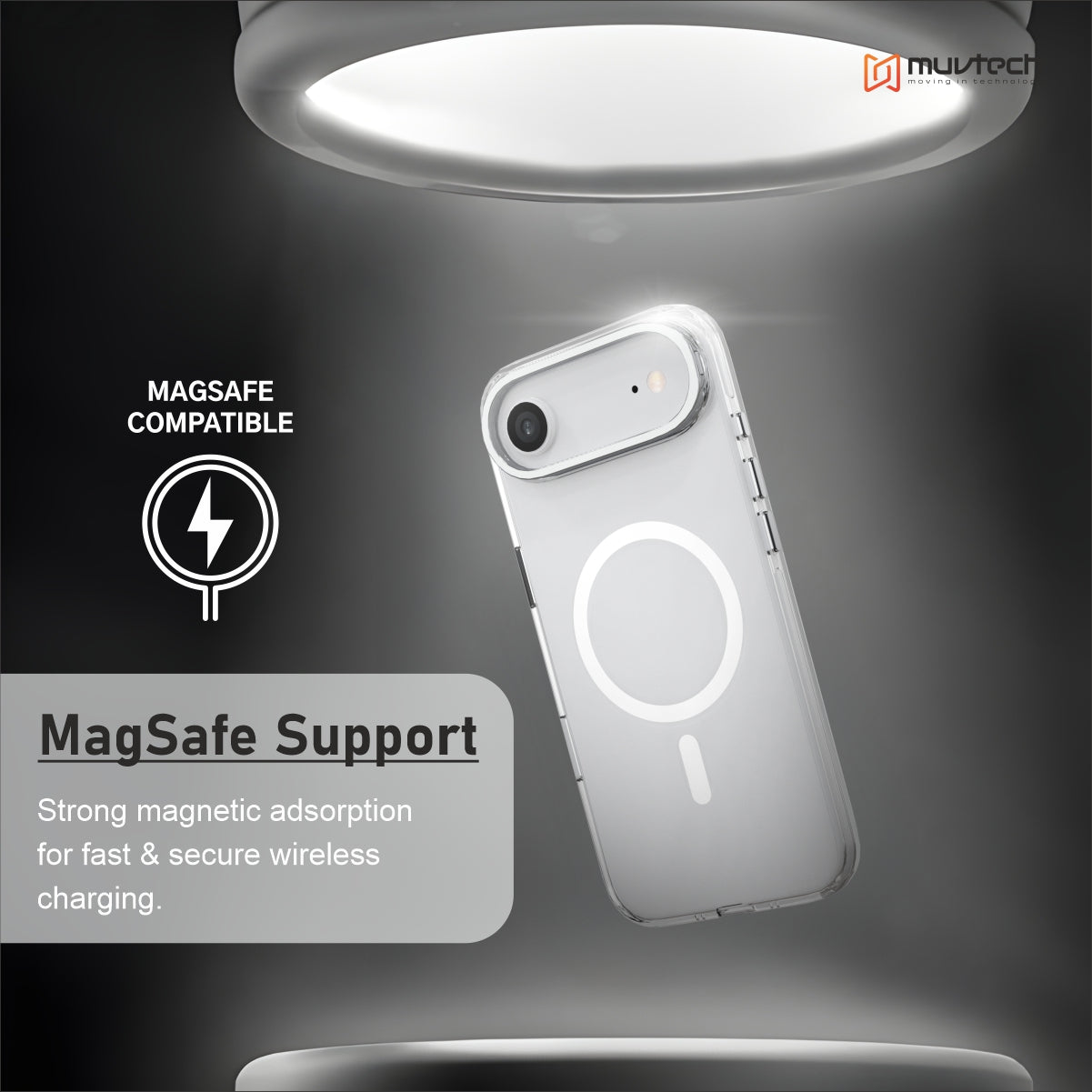 Clario X Anti Yellow Case for iPhone 17 Series with Stand