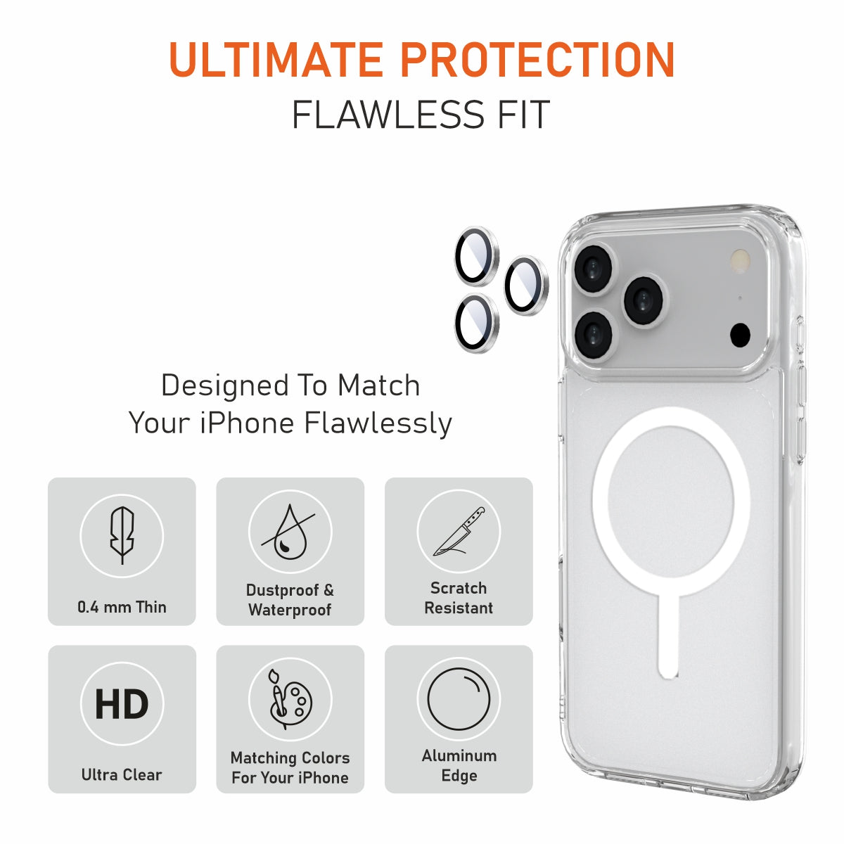 Armour Combo Kit (3 in 1) for iPhone 17 Pro/Pro Max