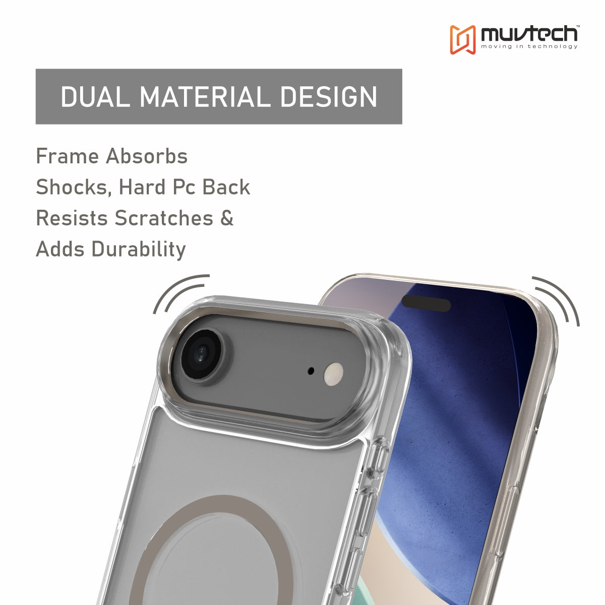 York Case for iPhone 17 Air Protective Case with Camera Protection Bump