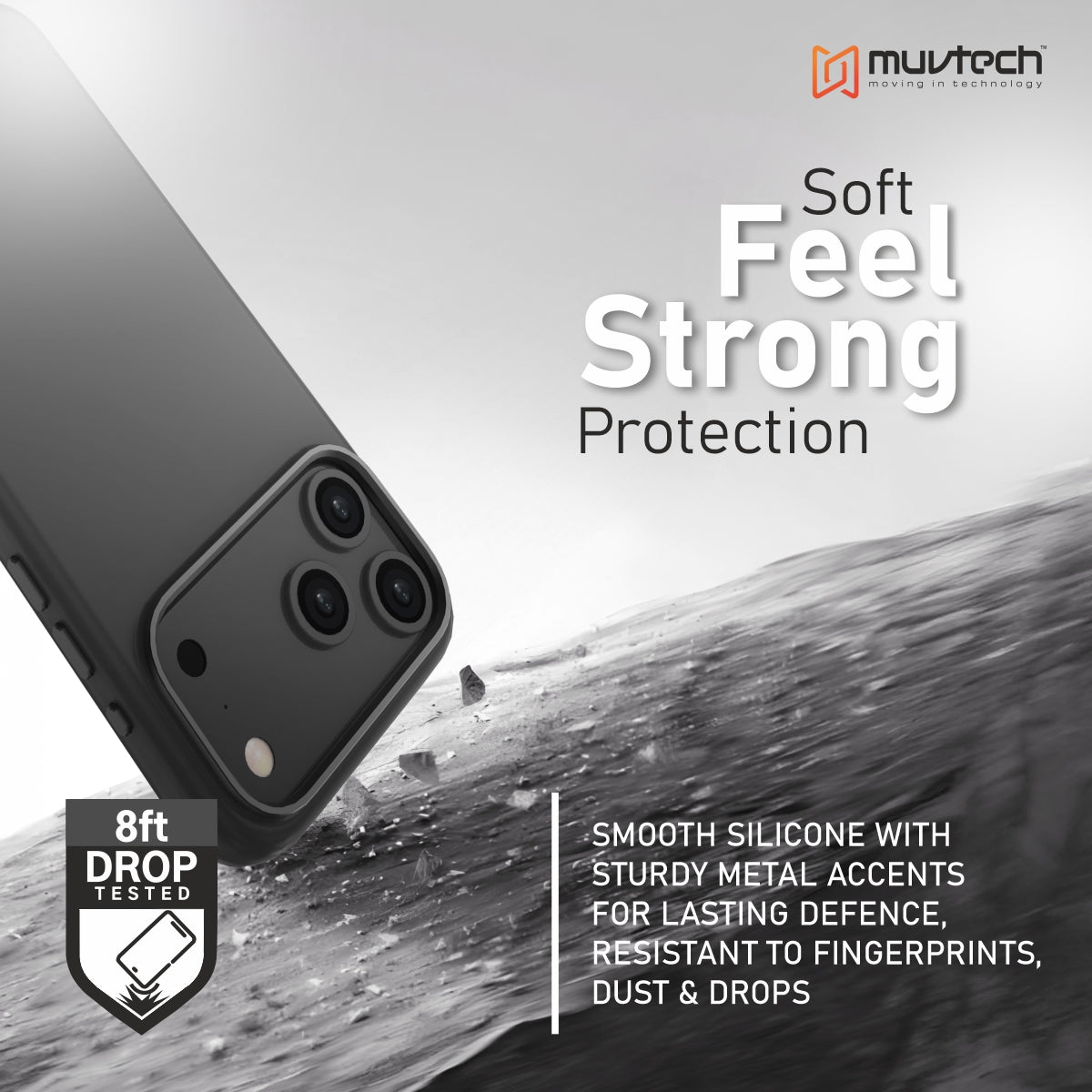 Capri Case for iPhone 17 Pro / Pro Max Liquid Silicone Case with Metal Camera Ring and Buttons