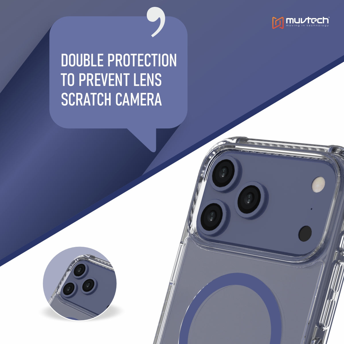 Sheild Case for iPhone 17 Pro, Anti-shock Case With Raised Corners for Protection