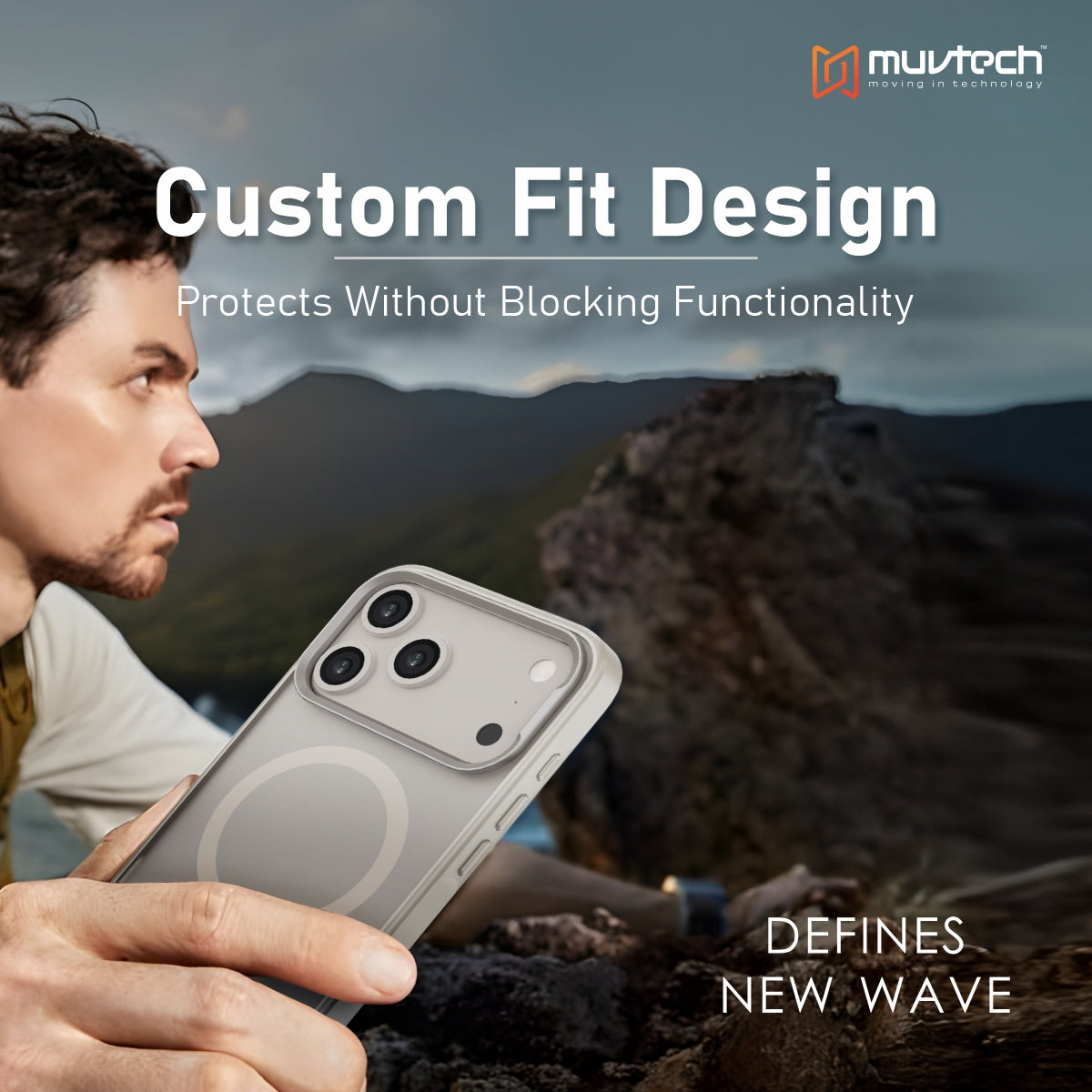 Reno Case for iPhone 17 Pro / Pro Max Protective Case with Metal Camera Protection Bump