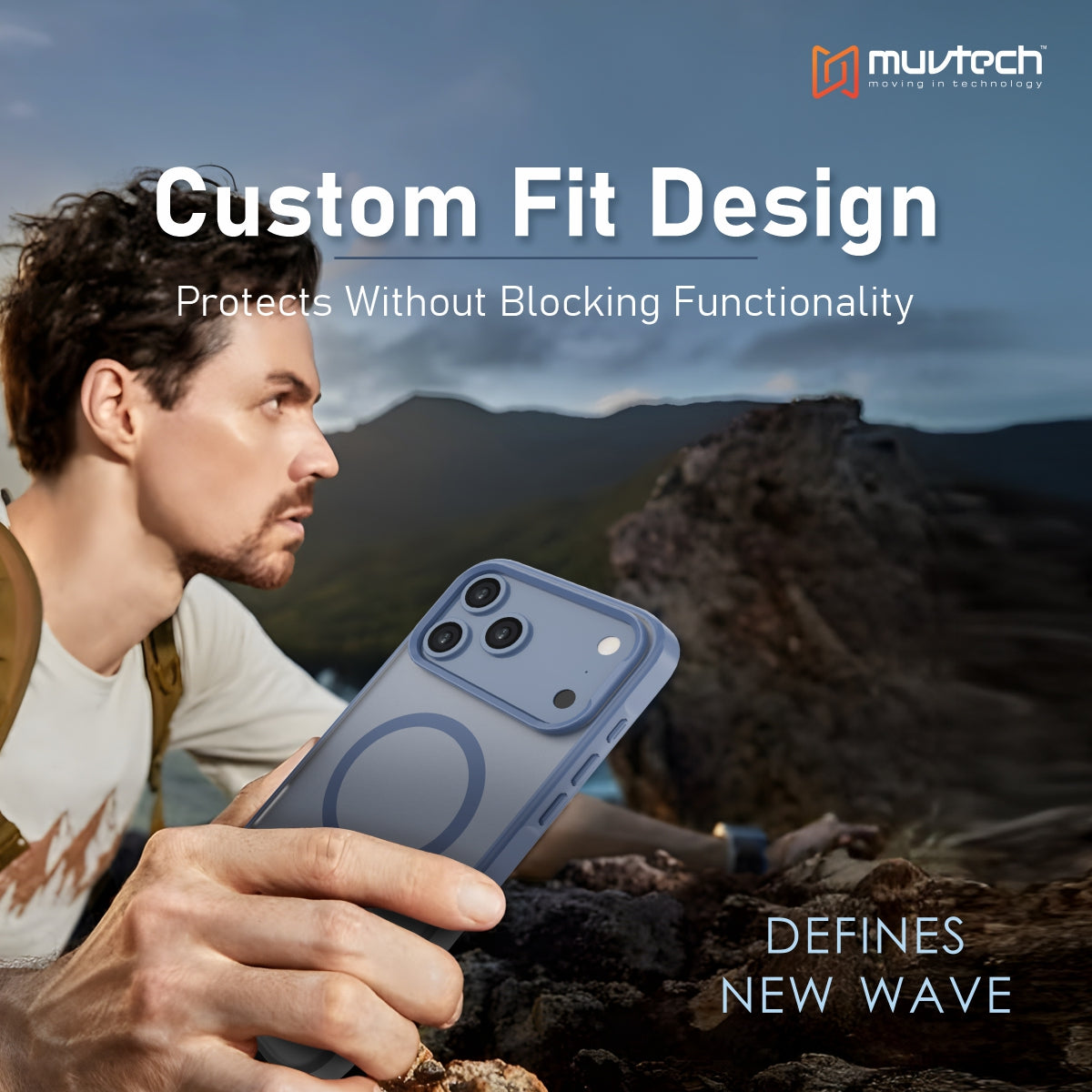 Reno Case for iPhone 17 Pro / Pro Max Protective Case with Metal Camera Protection Bump