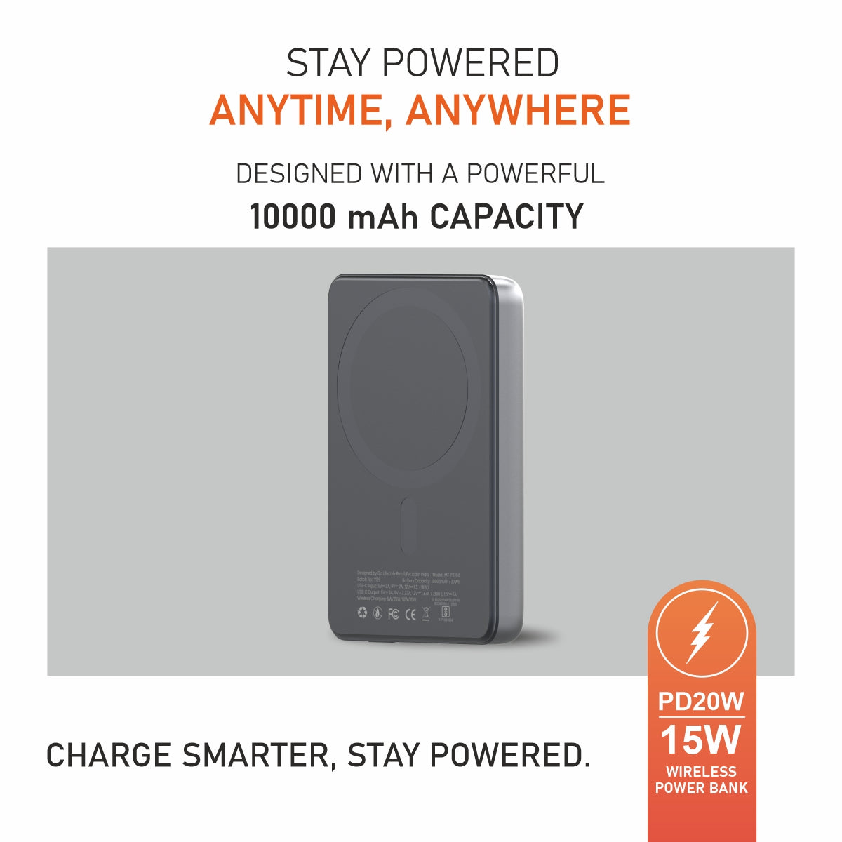 Slim II, 10000 mAh Power Bank