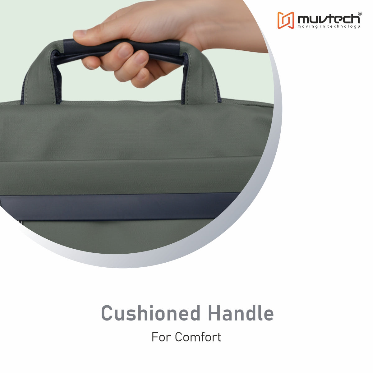 Muvtech Ruvo Premium Laptop Bag – Stylish & Protective Bag for Laptops Up to 14 inches