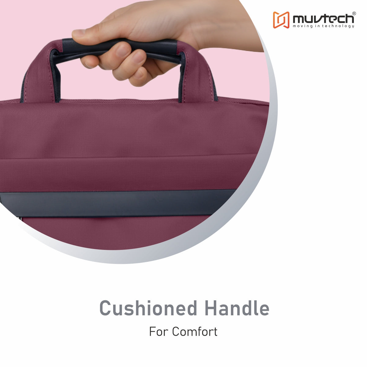 Muvtech Ruvo Premium Laptop Bag – Stylish & Protective Bag for Laptops Up to 14 inches