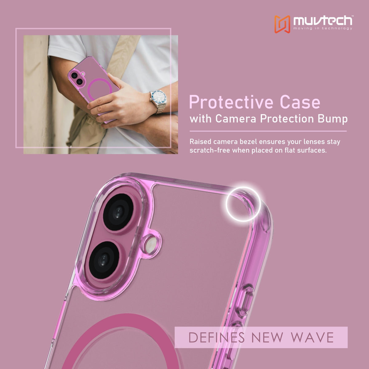 York Case for iPhone 17 Protective Case with Camera Protection Bump