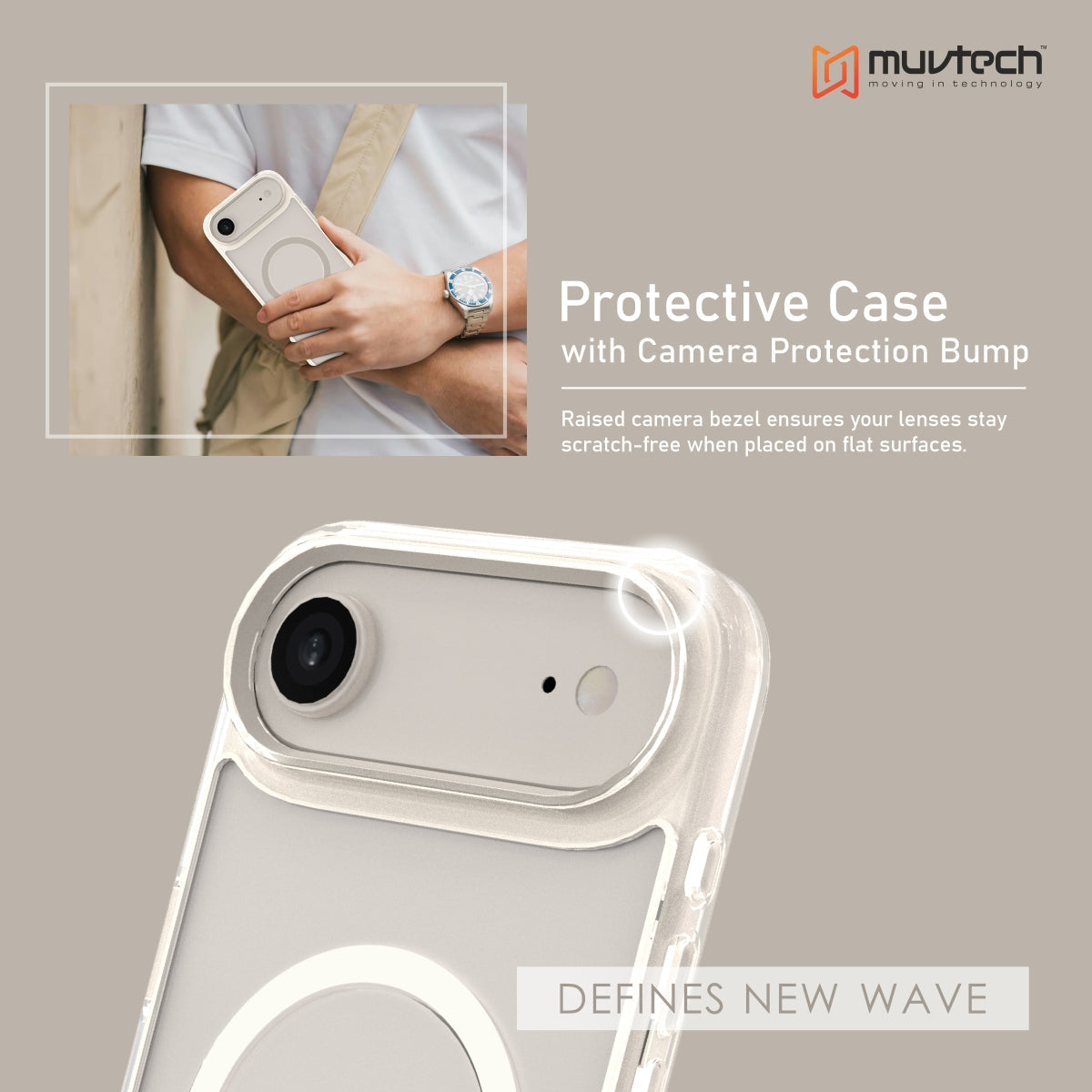 York Case for iPhone 17 Air Protective Case with Camera Protection Bump