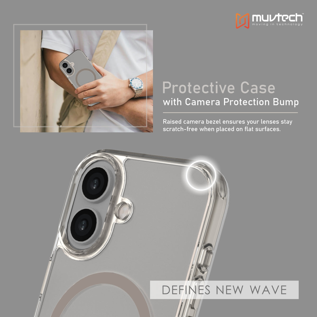 York Case for iPhone 17 Protective Case with Camera Protection Bump