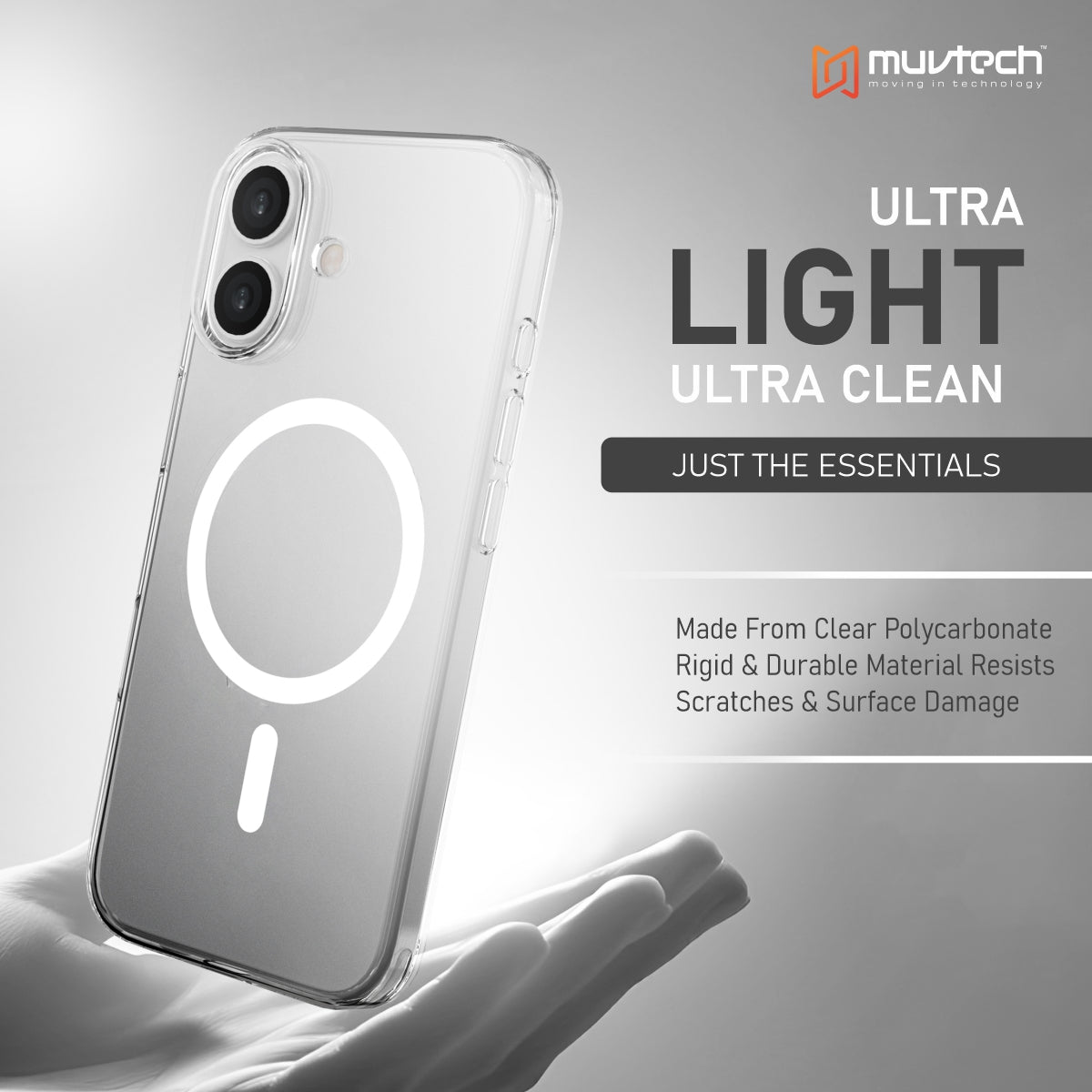 Clearvue Case for iPhone 17 Series, 1.2mm Ultra Slim Transparent Anti-Yellow Case