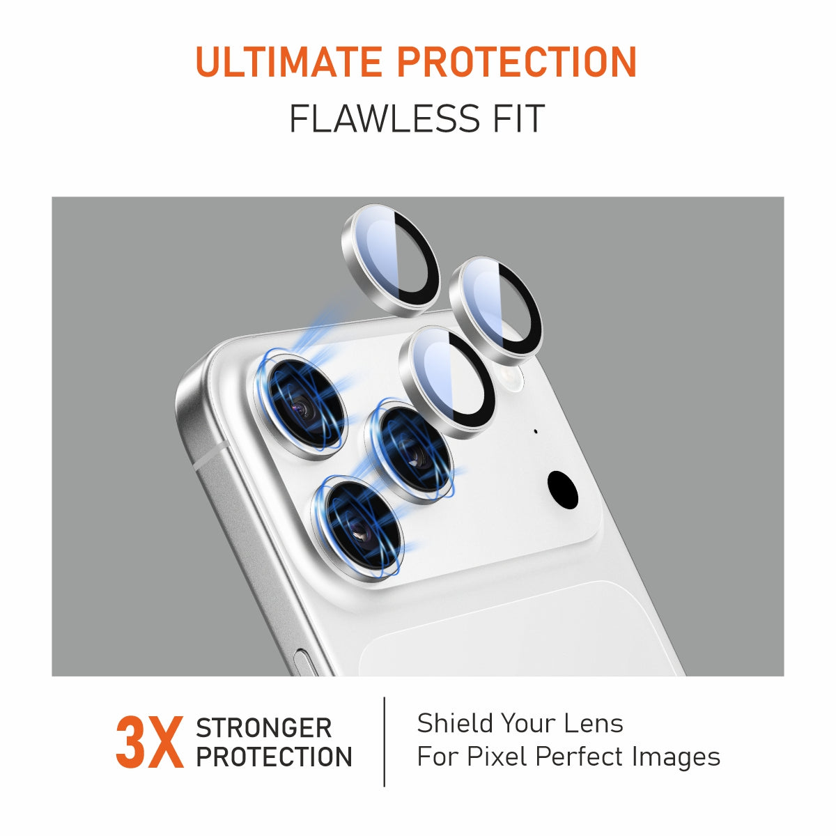 Muvtech iPhone 17 Pro & Pro Max Camera Lens Protector