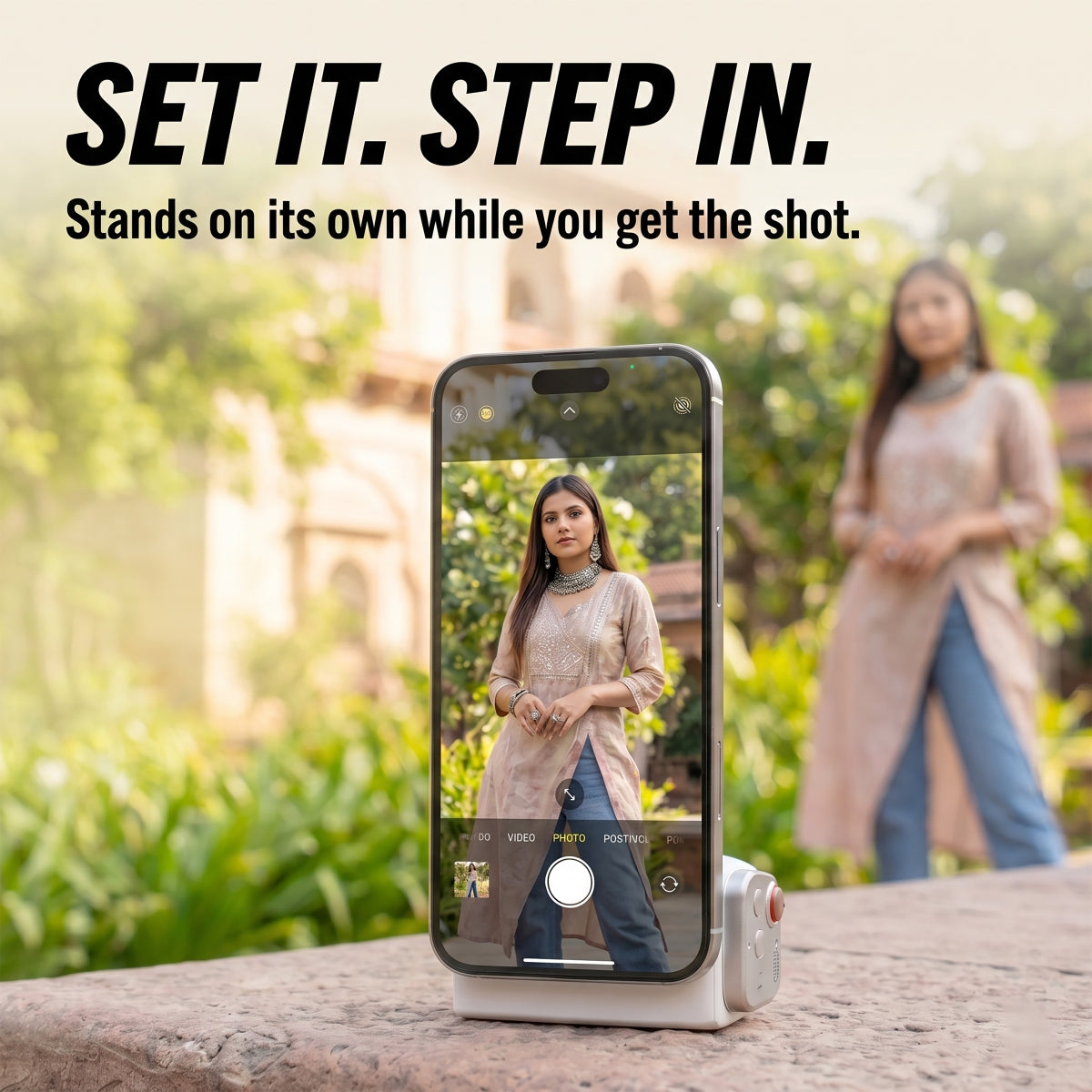 Moca iPhone Camera Grip with Controls