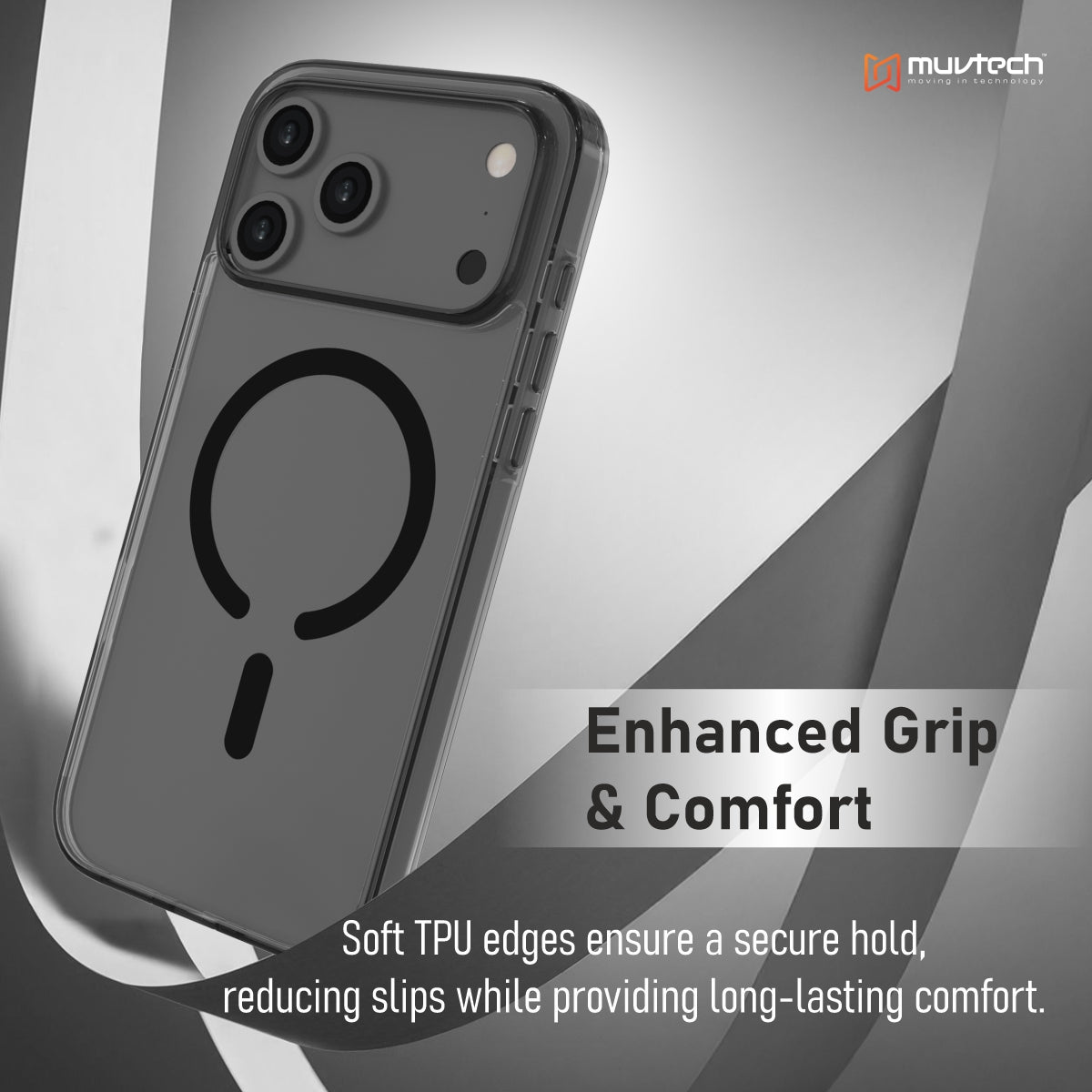 Plyo Case for iPhone 17 Pro/Pro Max Transparent With Coloured Sides Hybrid case, Anti-Yellow Case