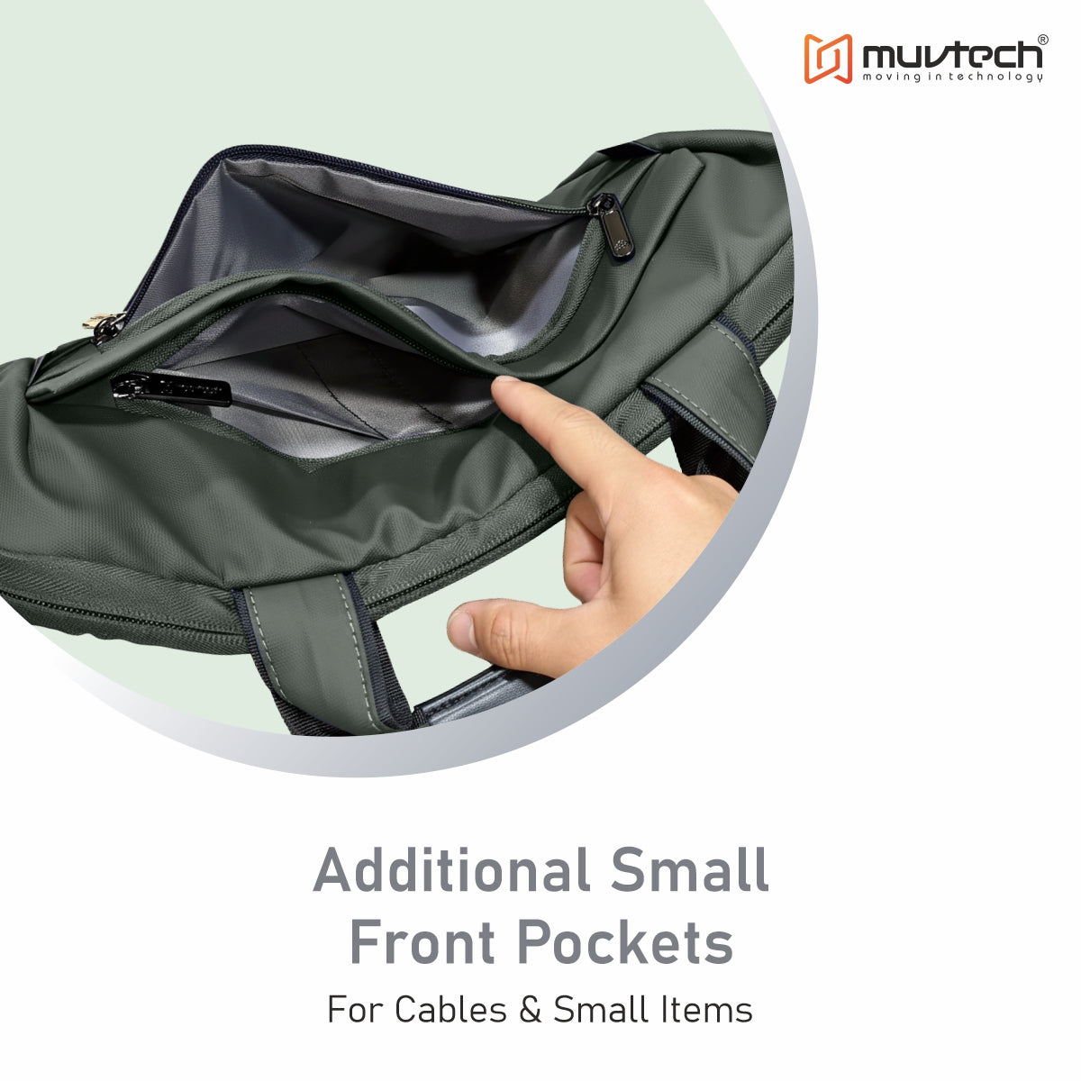 Muvtech Ruvo Premium Laptop Bag – Stylish & Protective Bag for Laptops Up to 14 inches