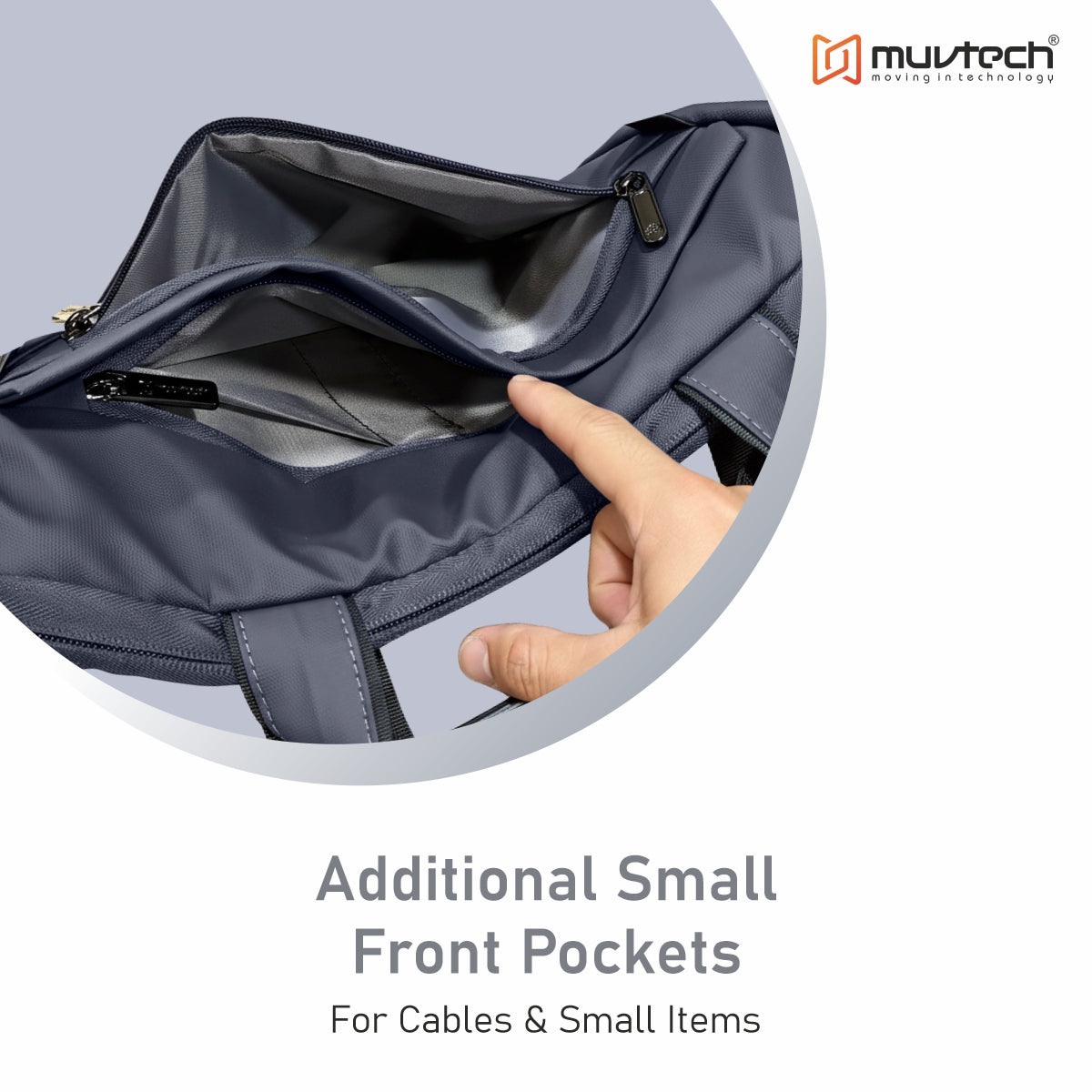 Muvtech Ruvo Premium Laptop Bag – Stylish & Protective Bag for Laptops Up to 14 inches