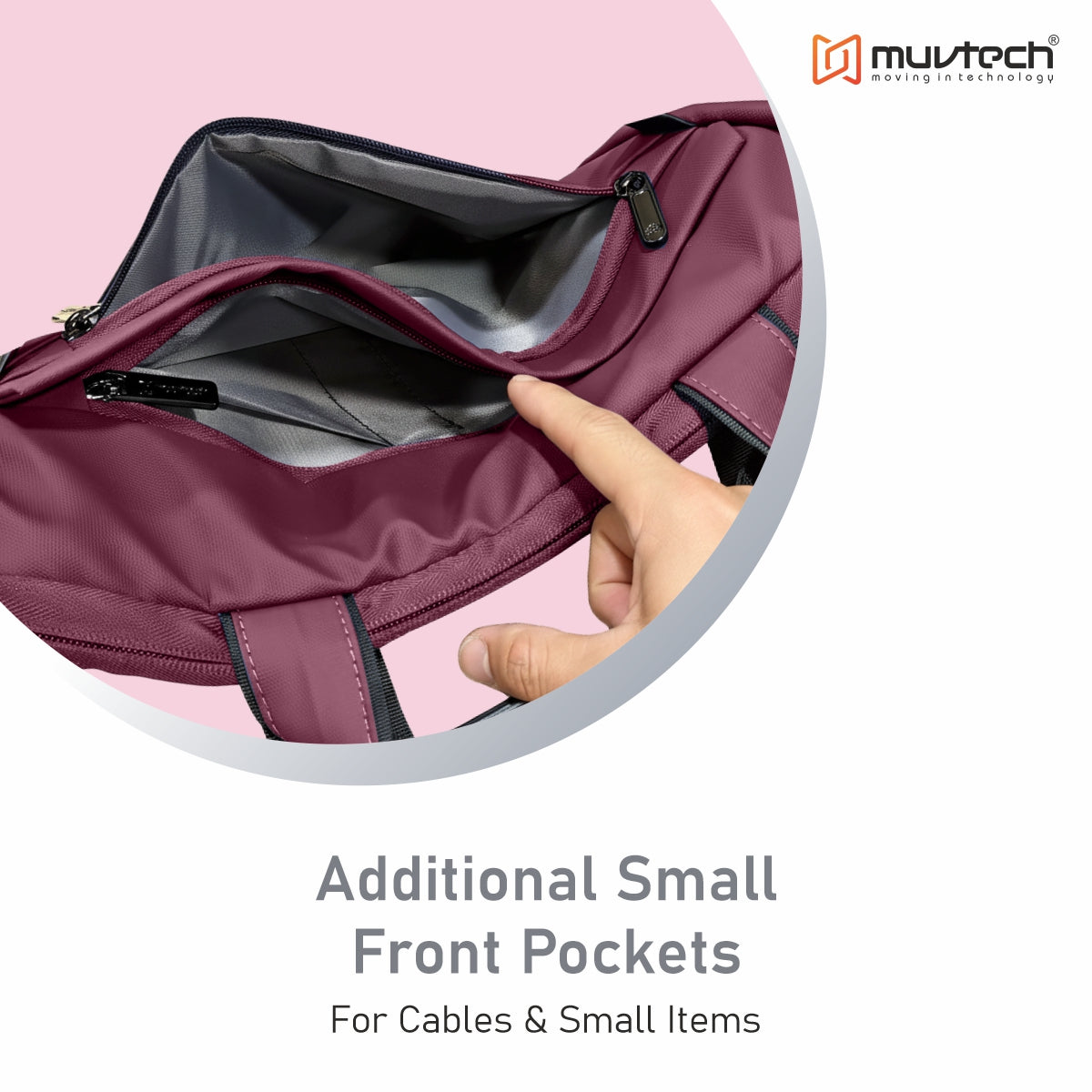 Muvtech Ruvo Premium Laptop Bag – Stylish & Protective Bag for Laptops Up to 14 inches