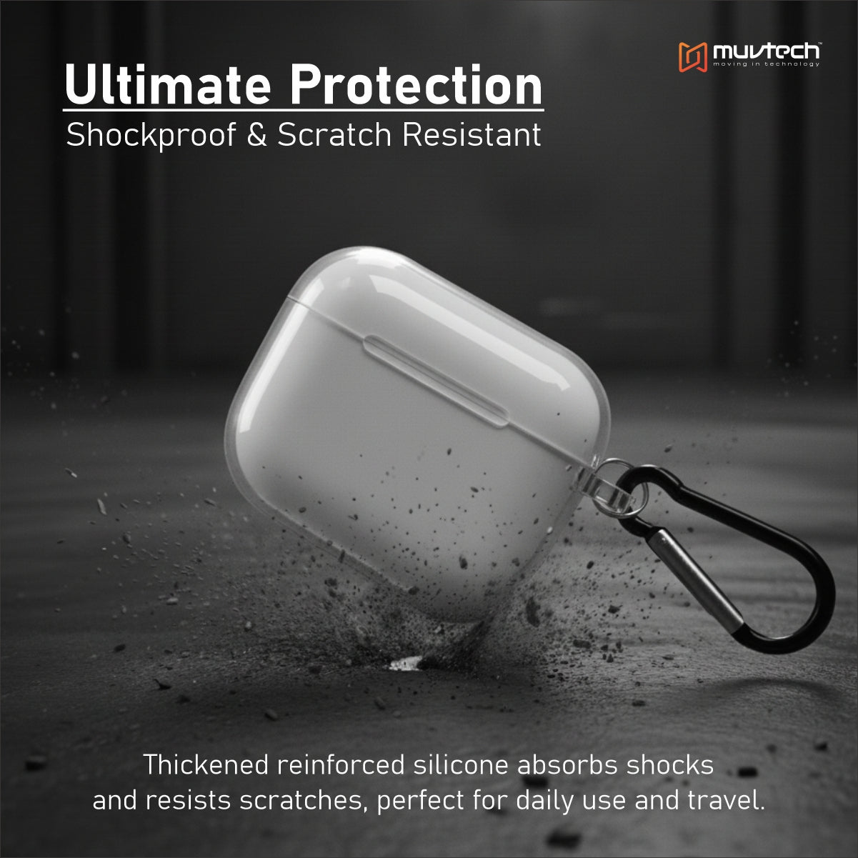 Crystal Case for AirPods Pro 3.