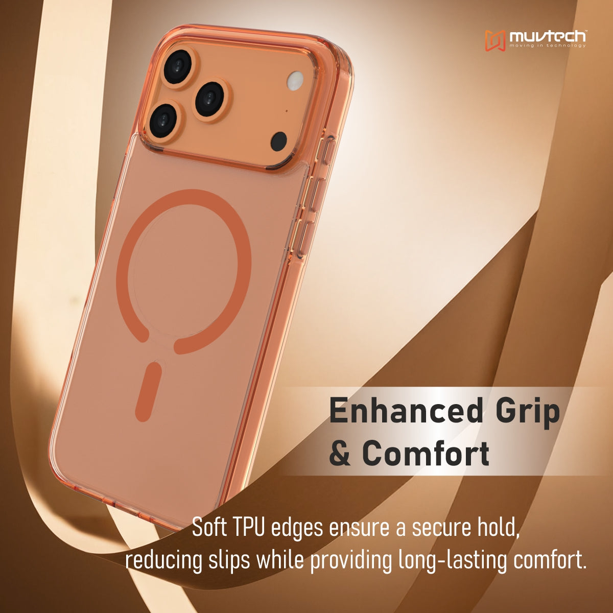 Plyo Case for iPhone 17 Pro/Pro Max Transparent With Coloured Sides Hybrid case, Anti-Yellow Case